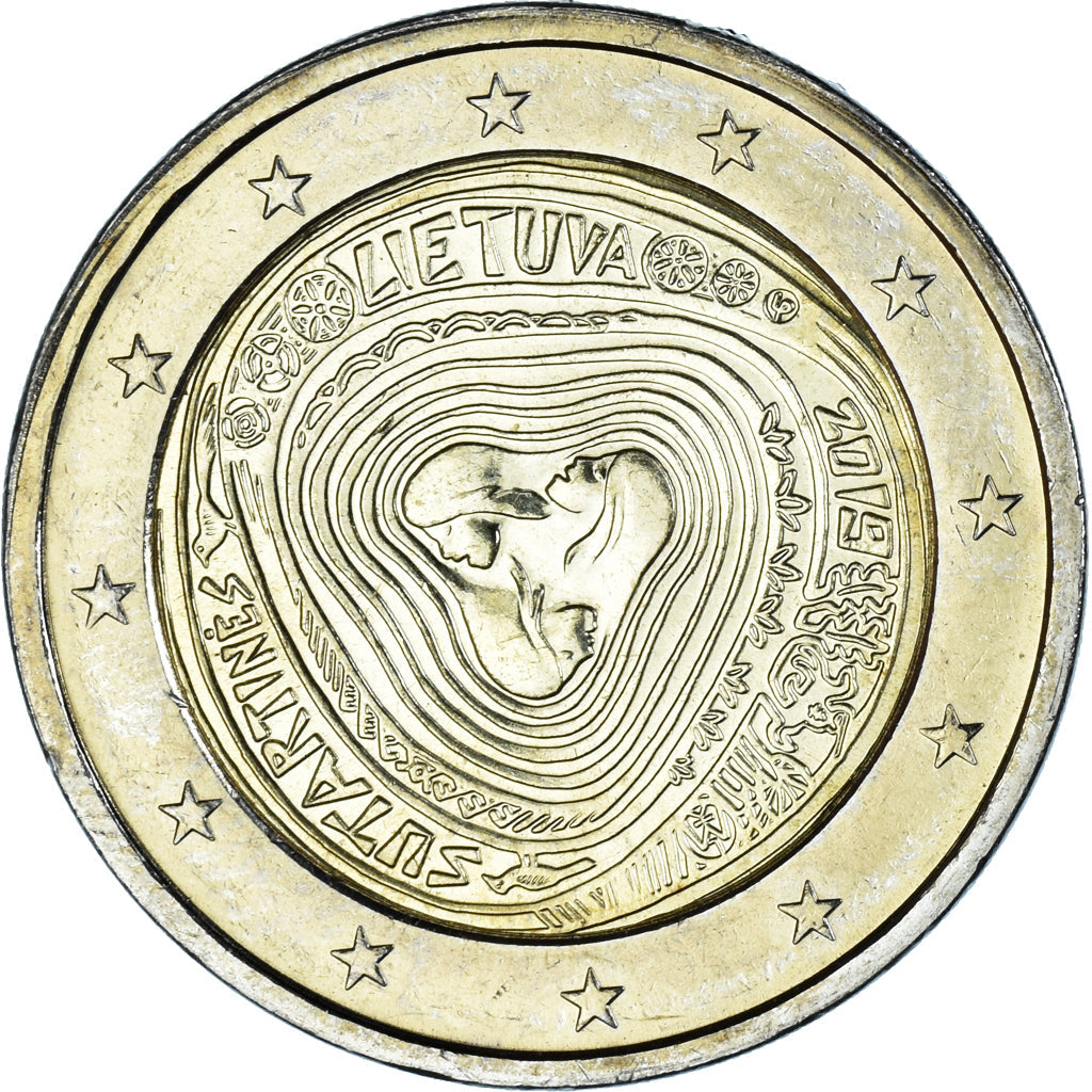 Lituania,
2 euros,
Sutartinė