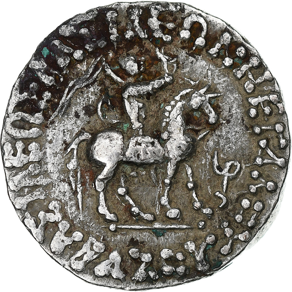 Reino Indoescita,
Ases II,
Tetradracma