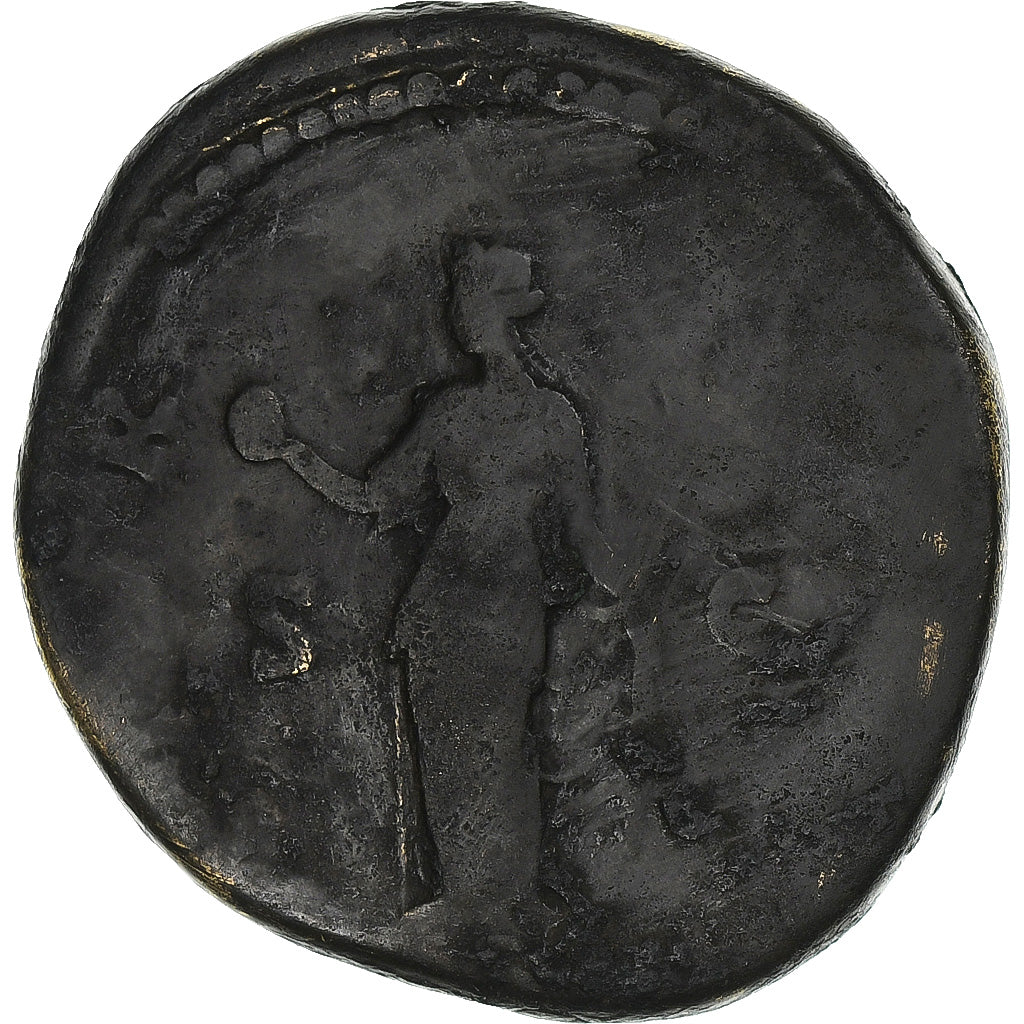 Diva Faustina I,
sestercio,
141