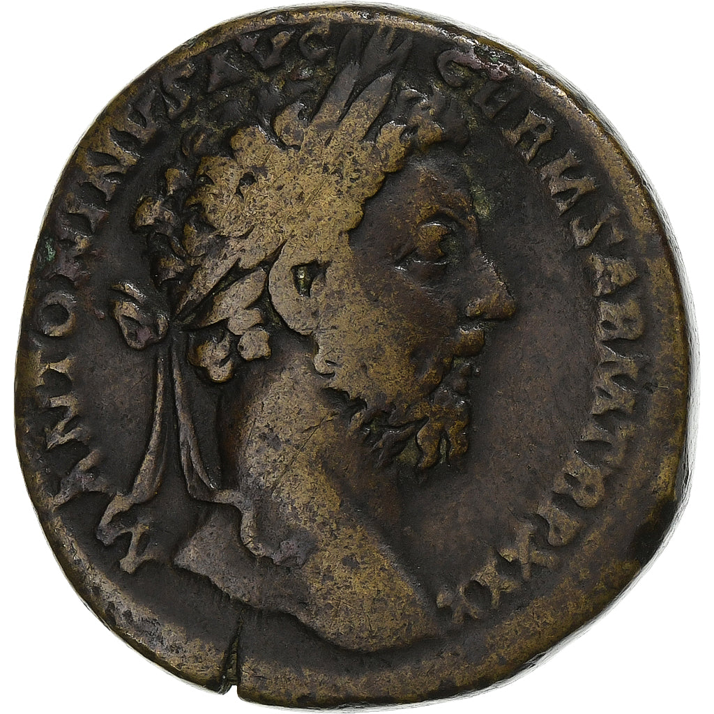 Marco Aurelio,
sestercio,
175-176
