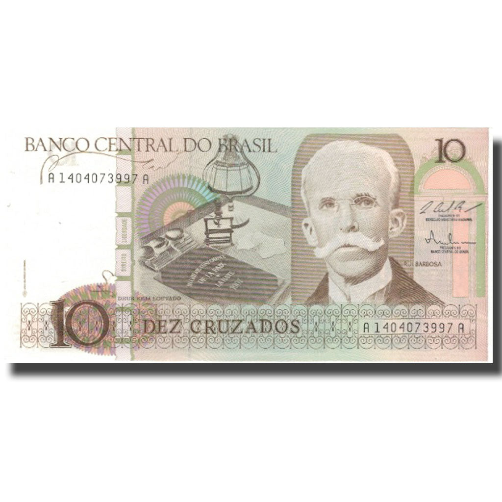 Billete,
Brasil,
10 Cruzadas