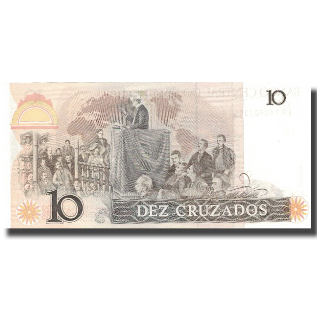 Billete,
Brasil,
10 Cruzadas