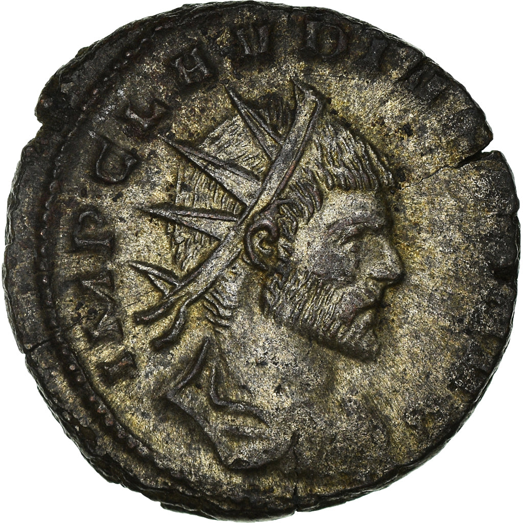 Moneda,
Claudio II (gótico),
Antoniniano