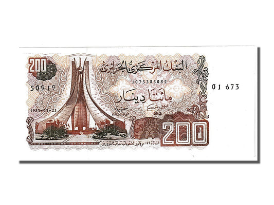 Billete de Argelia de 200 dinares