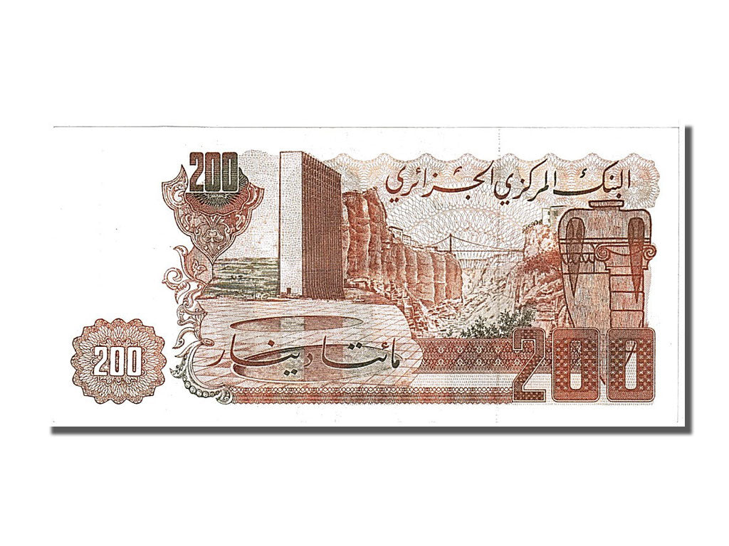 Billete de Argelia de 200 dinares