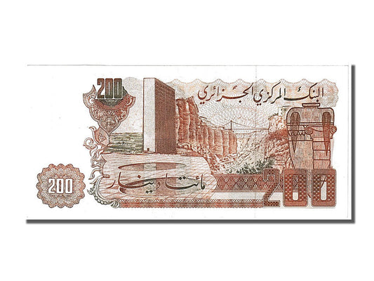 Billete de Argelia de 200 dinares