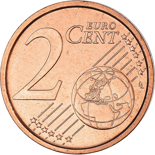 San Marino, 

2 céntimos de euro, 

2012