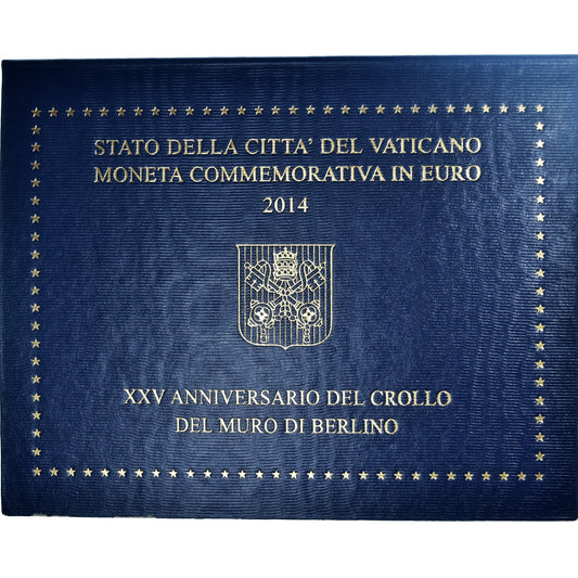 Vaticano,
 
 2 euros,
 
 Tolva del Muro