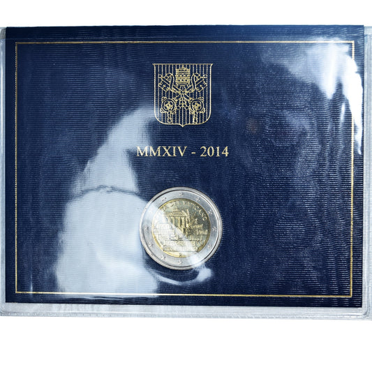 Vaticano,
 
 2 euros,
 
 Tolva del Muro