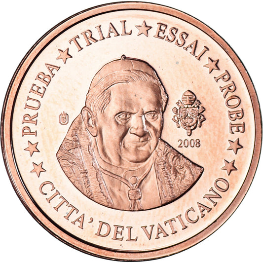 Vaticano,

2 céntimos de euro,

2008