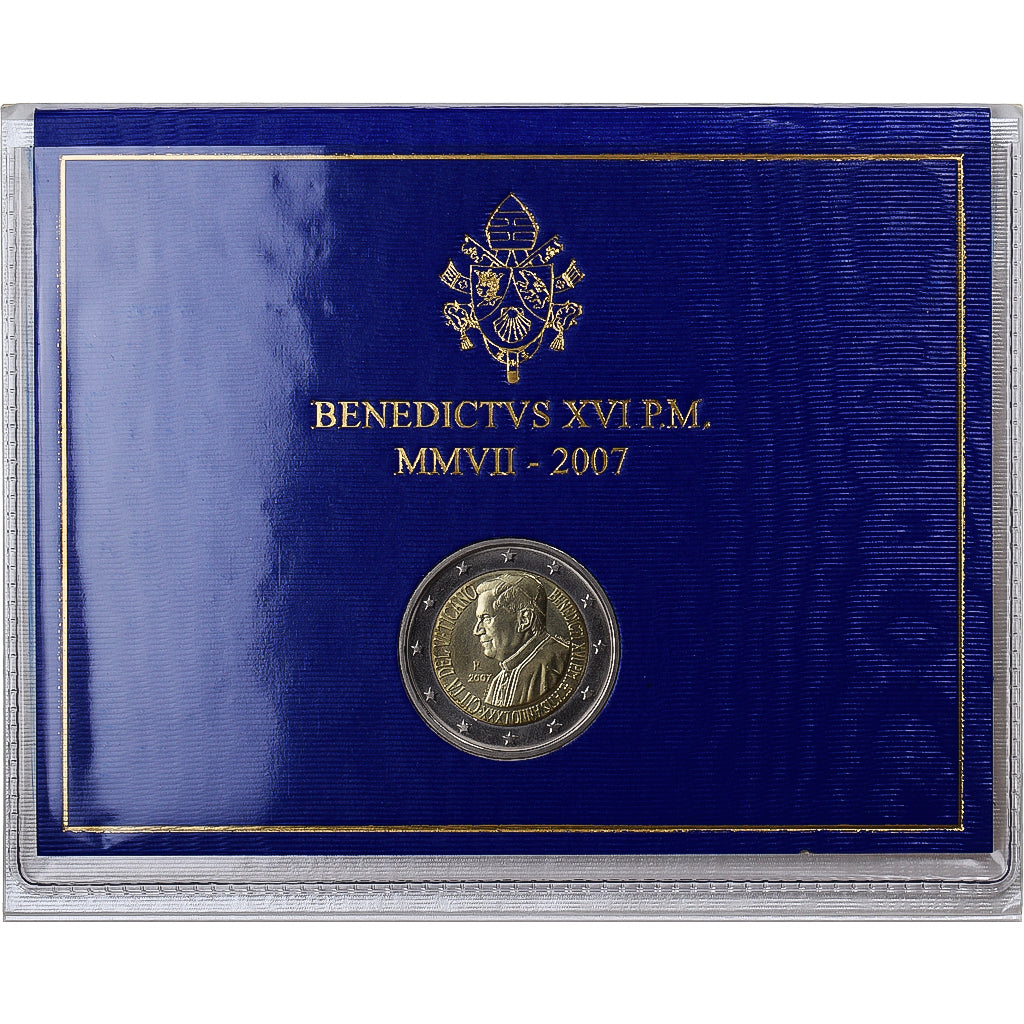 Vaticano, 
  
  2 euros, 
  
  80. Jahrestag von Benedikt XVI