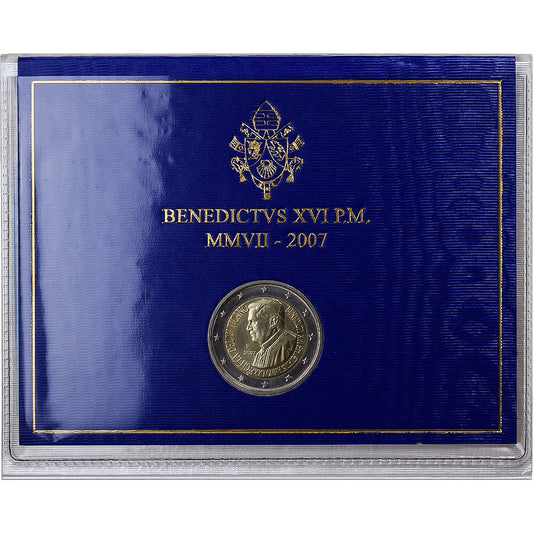 Vaticano, 
  
  2 euros, 
  
  80. Jahrestag von Benedikt XVI