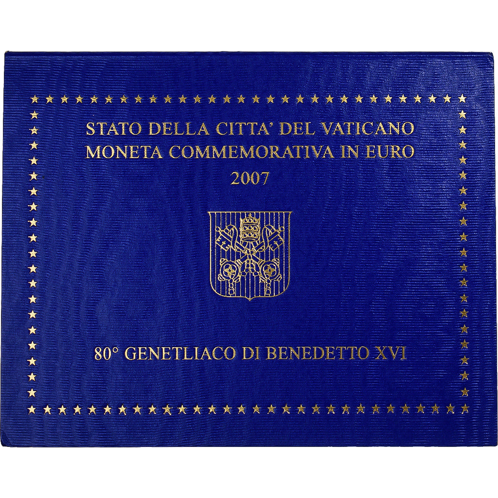 Vaticano, 
  
  2 euros, 
  
  80. Jahrestag von Benedikt XVI