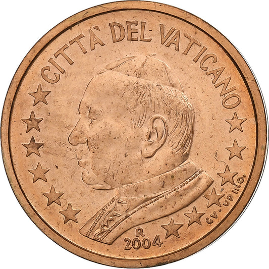 Vaticano,

2 céntimos de euro,

Juan Pablo II