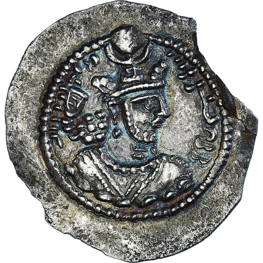 Moneda,

Reyes sasánidas,

Varhran W