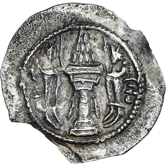 Moneda,

Reyes sasánidas,

Varhran W