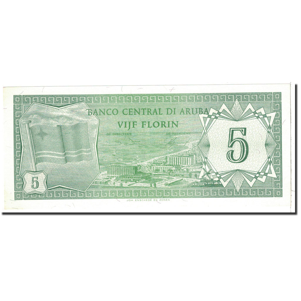 Billete de Aruba, 5 florines