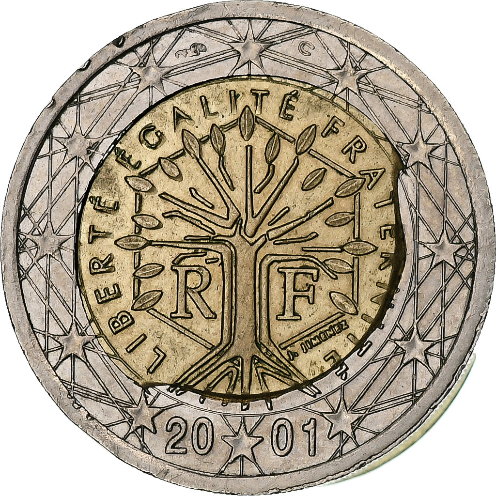 Francia,

2 euros,

2001