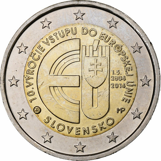 Eslovaco,

2 euros,

Unión Europea