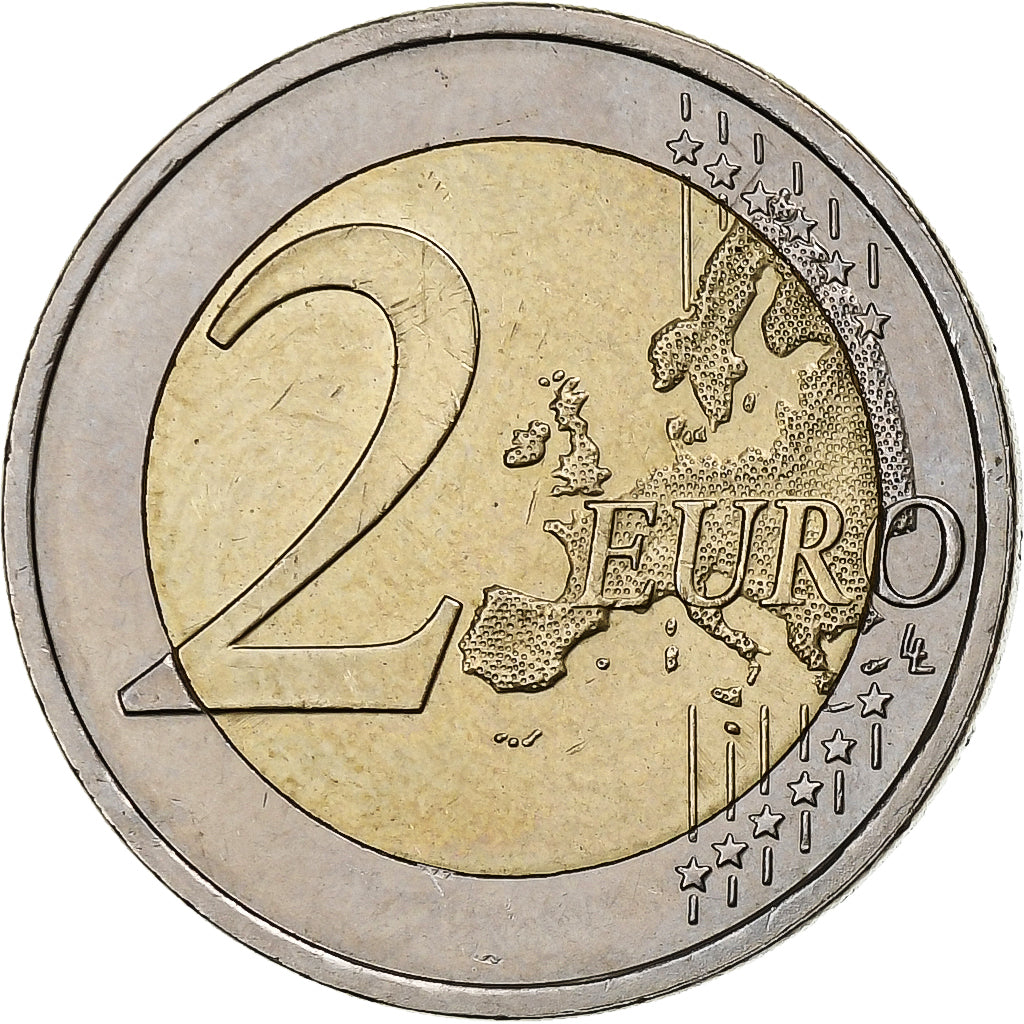 Eslovenia, 
  
  2 euros, 
  
  Der Dichter Francia Prešeren