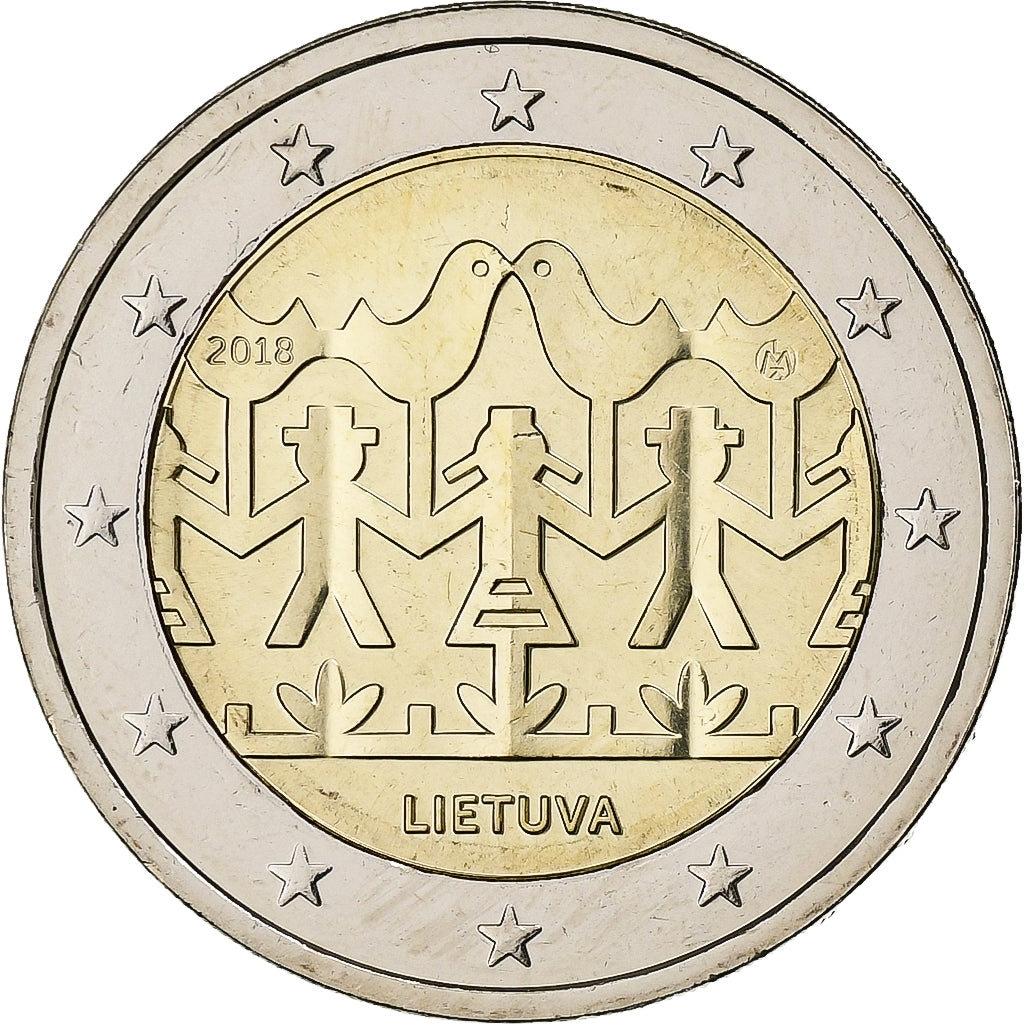 Lituania, 
  
  2 euros, 
  
  Gesangs y Tanzfest