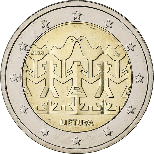 Lituania, 
  
  2 euros, 
  
  Gesangs y Tanzfest
