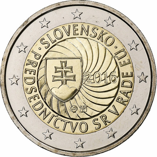Eslovaco,

2 euros,

Presidencia eslovaca del Consejo de la Unión Europea