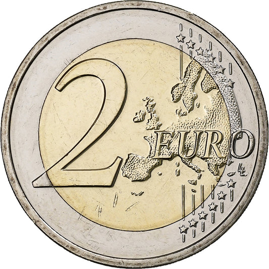 Lituania, 
  
  2 euros, 
  
  Die aufgehende Sonne