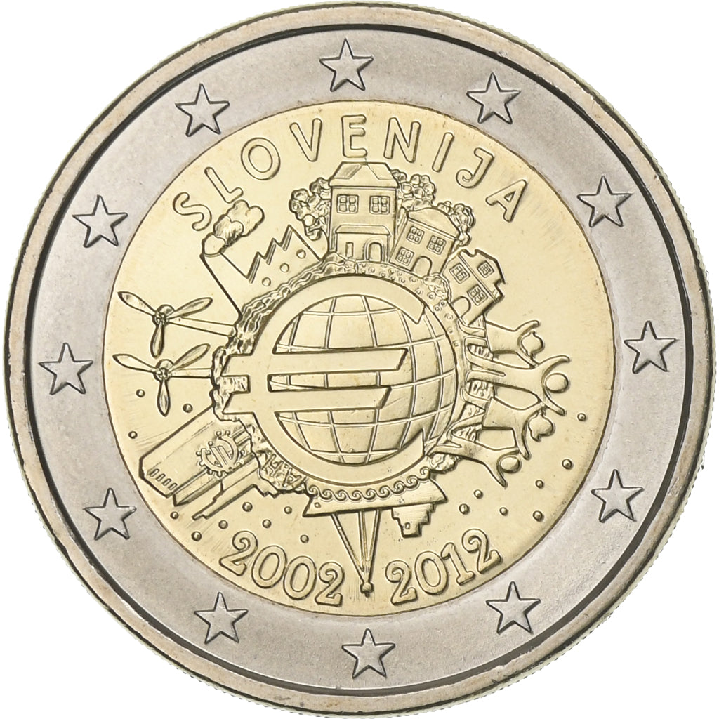 Eslovenia,

2 euros,

2012