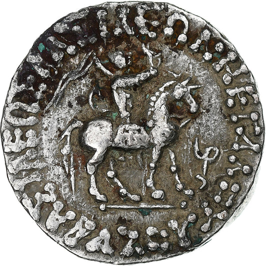 Reino Indoescita,

Ases II,

Tetradracma
