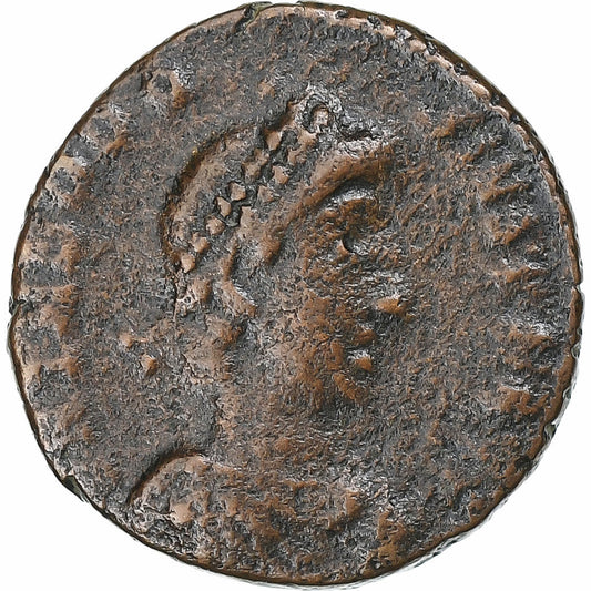 Teodosio I,
 
 Follis,
 
 379-395