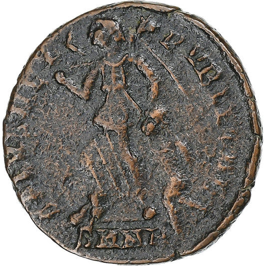 Teodosio I,
 
 Follis,
 
 379-395