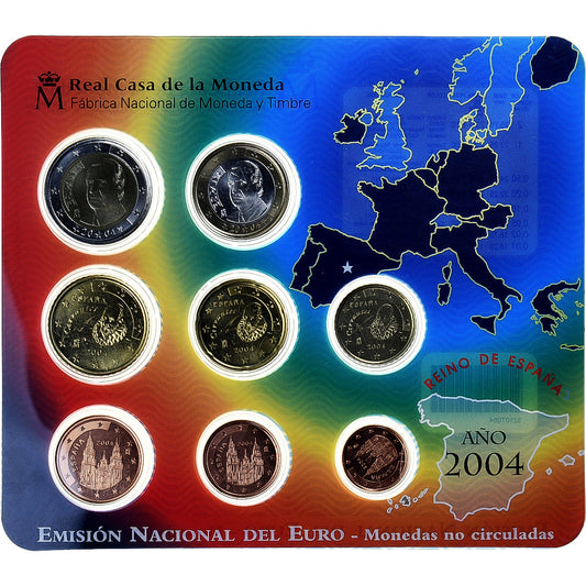 Español,
 
 Setze 1 ud. - 2 euros,
 
 Münzkaarta