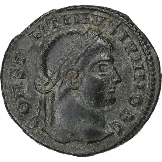 Constantino II, 
  
  Follis, 
  
  328-329