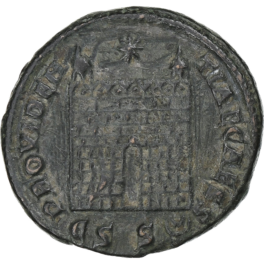 Constantino II, 
  
  Follis, 
  
  328-329
