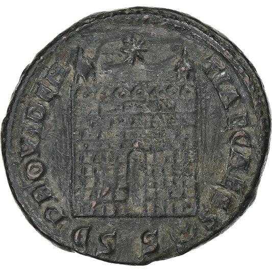 Constantino II, 
  
  Follis, 
  
  328-329