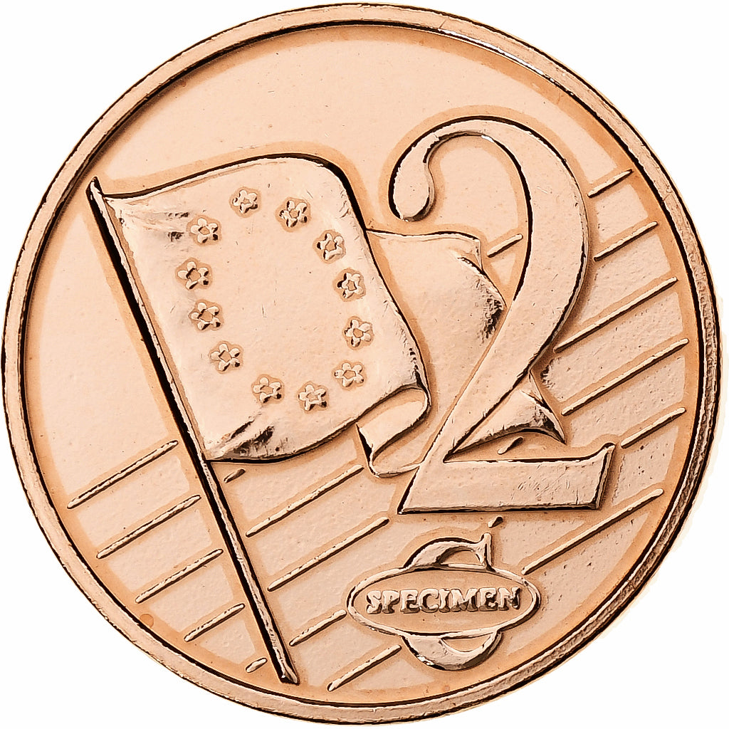 Serbia, 
  
  2 céntimos de euro, 
  
  Fantasía-Euro-Muster