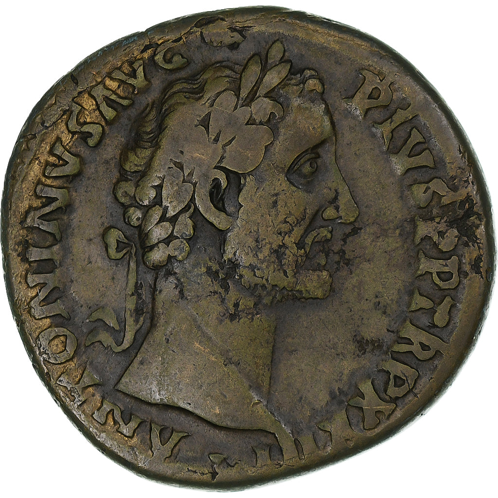 Antonino Pío 
  
  sestercio, 
  
  159-160