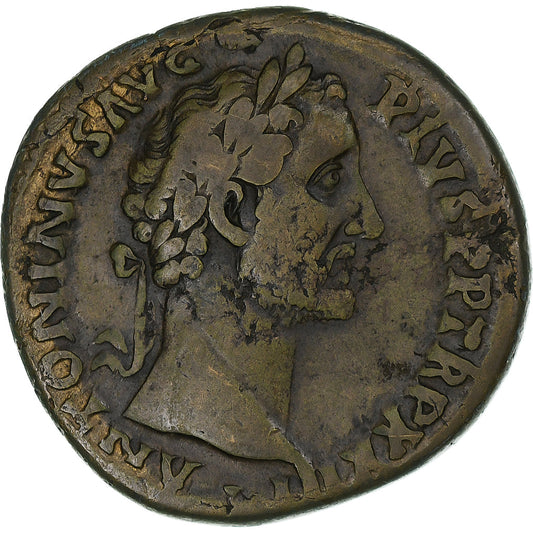 Antonino Pío 
  
  sestercio, 
  
  159-160