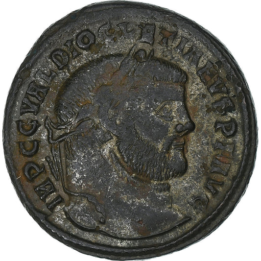 diocleciano, 
  
  Follis, 
  
  300-301