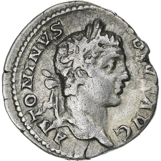 Caracalla, 
  
  Dinar, 
  
  206-210