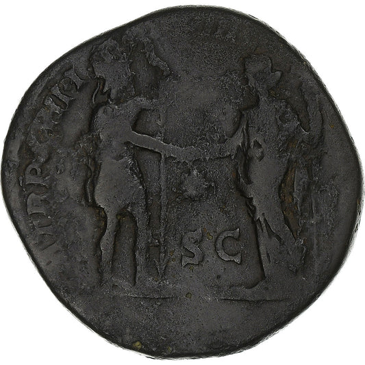 Cómodo, 
  
  sestercio, 
  
  192