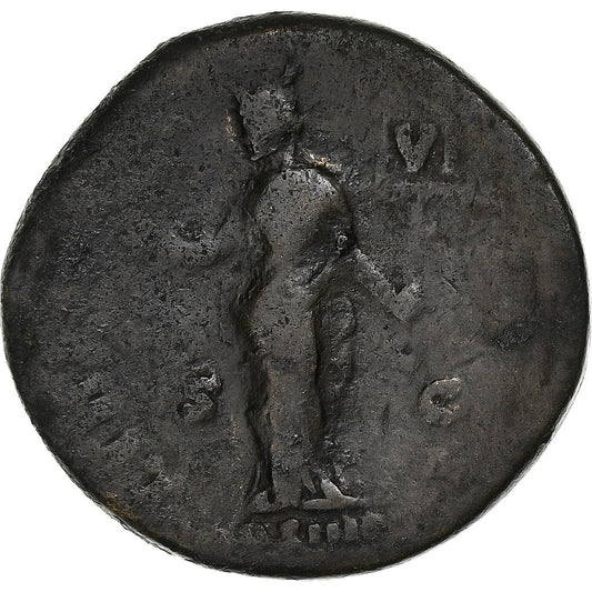 Antonino Pío 
  
  sestercio, 
  
  150-151