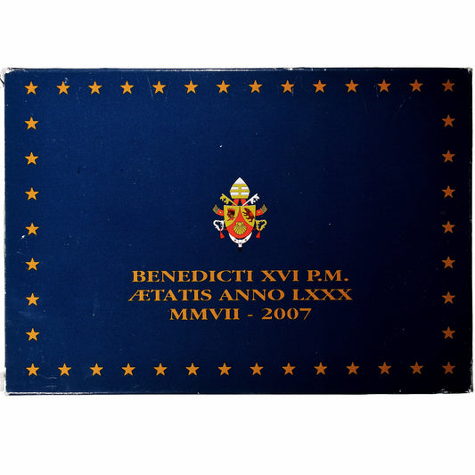 Vaticano,

Benedicto XVI,

Lote de 1 c. - 2 euros + Medalla