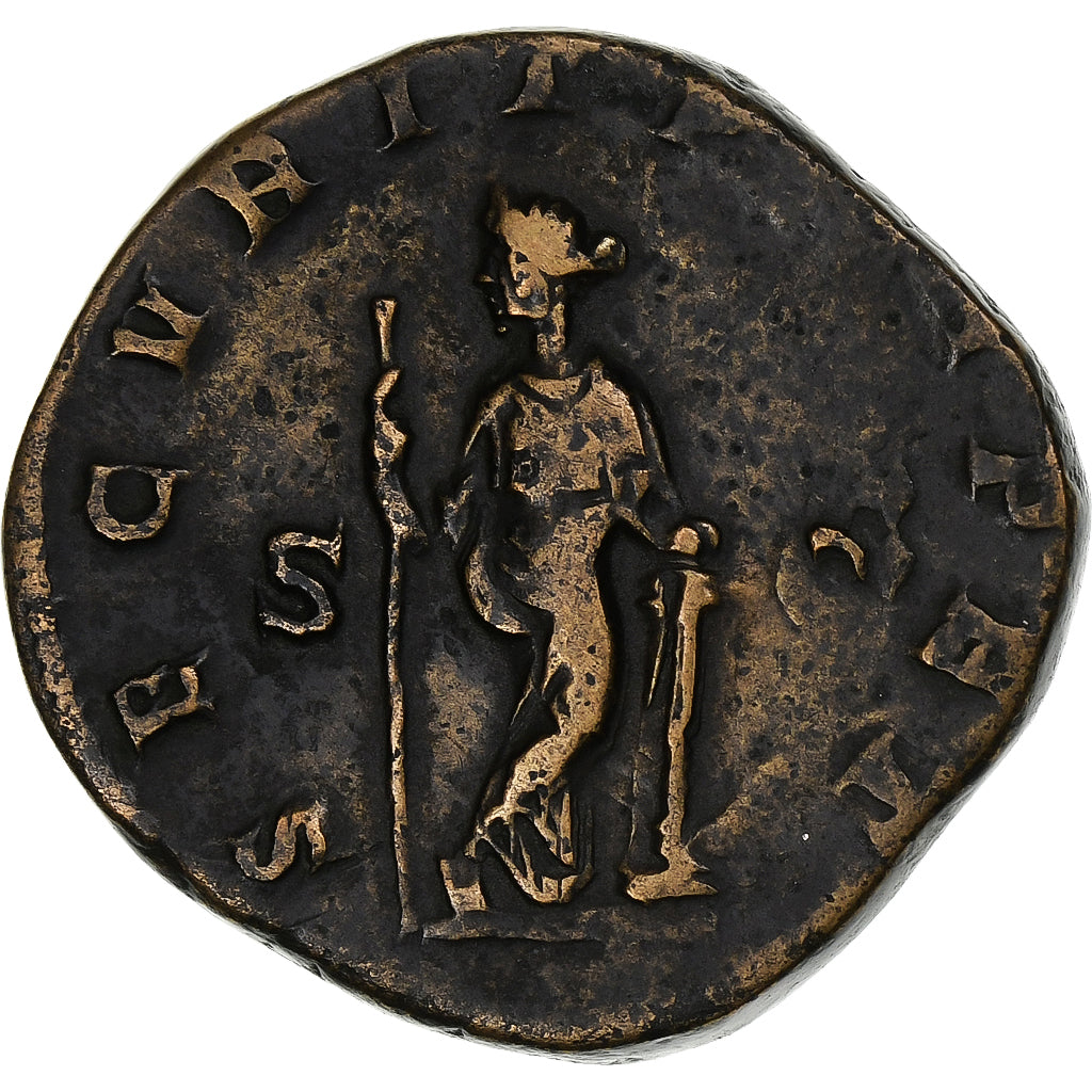 Gordio III,
 
 sestercio,
 
 244