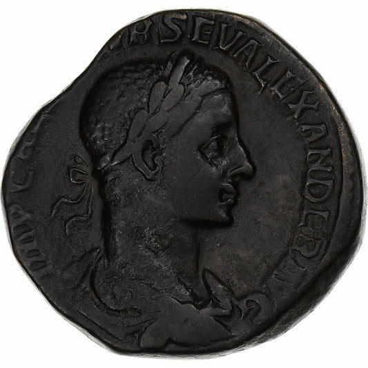 Severo Alejandro,
 
 sestercio,
 
 225