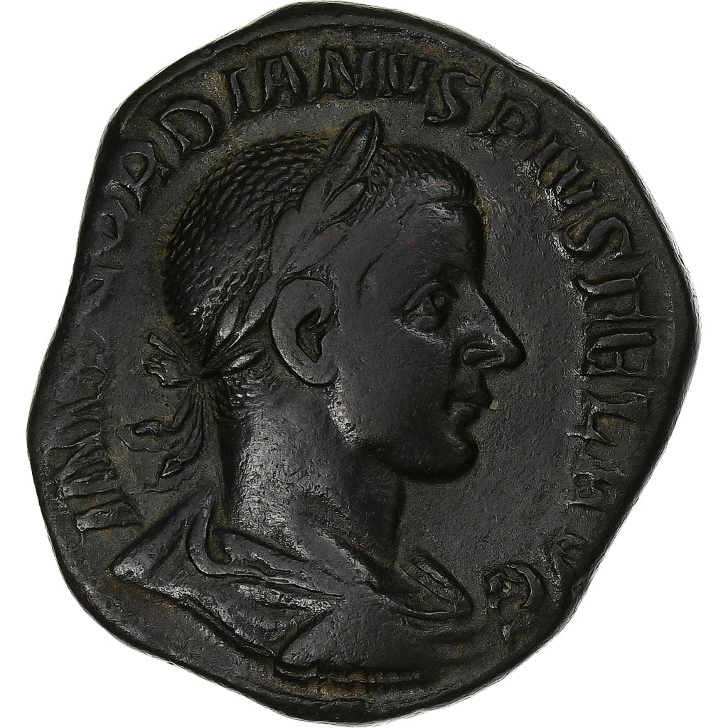 Gordio III,
 
 sestercio,
 
 241-244