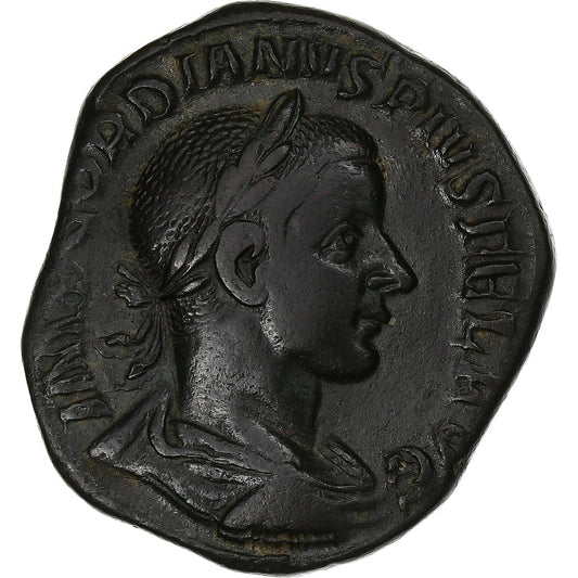 Gordio III,
 
 sestercio,
 
 241-244