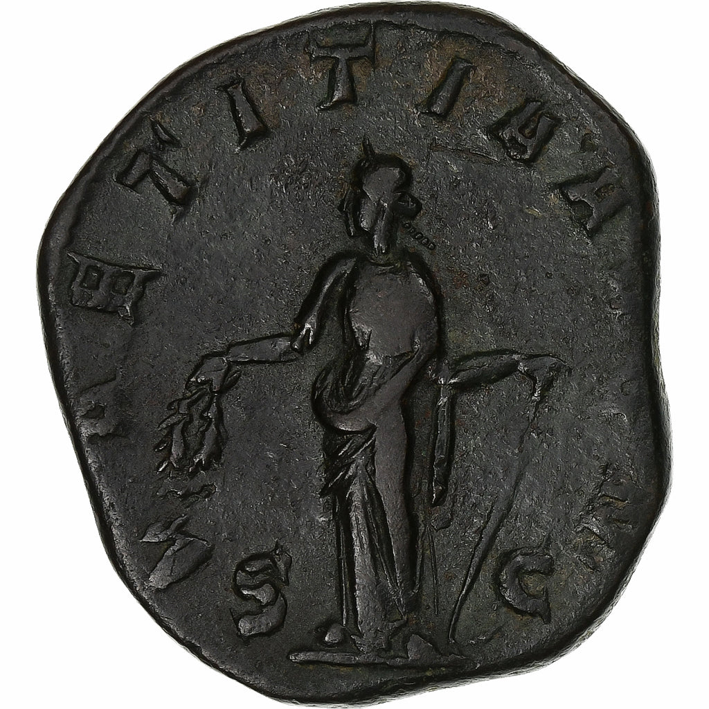 Gordio III,
 
 sestercio,
 
 241-244