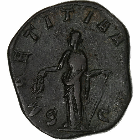 Gordio III,
 
 sestercio,
 
 241-244